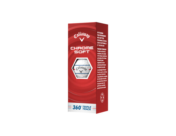 Callaway Chrome soft golfballen met logo