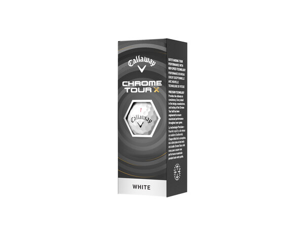 Callaway Chrome tour X golfballenmet logo