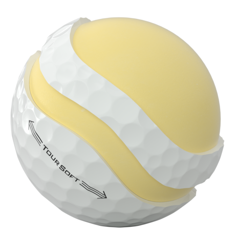 Titleist Tour soft golfballen met logo bedrukken