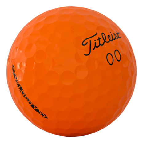 Oranje Titleist Velocity golfballen bedrukken