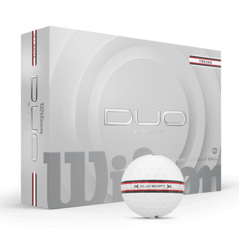 Wilson Duosoft Track 360 rood golfballen
