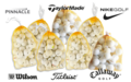 50 Lakeballs von: Titleist - Nike - Callaway - Wilson - Taylormade - Pinnacle