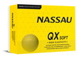 Nassau QX Soft Golfb&auml;lle mit Logo bedruckt &ndash; Gelb