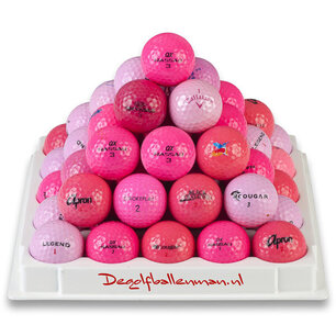 50 rosa Golfbälle 50 rosa Golfbälle