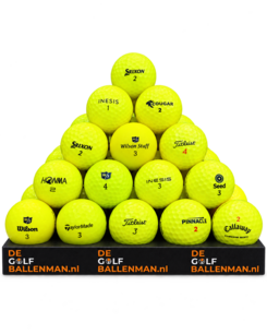 200 gelbe Golfbälle