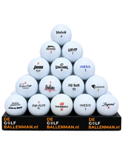 200 Golfbälle, Lakeball-Mix und 100 tees