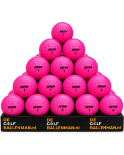 50 rosa Golfbälle